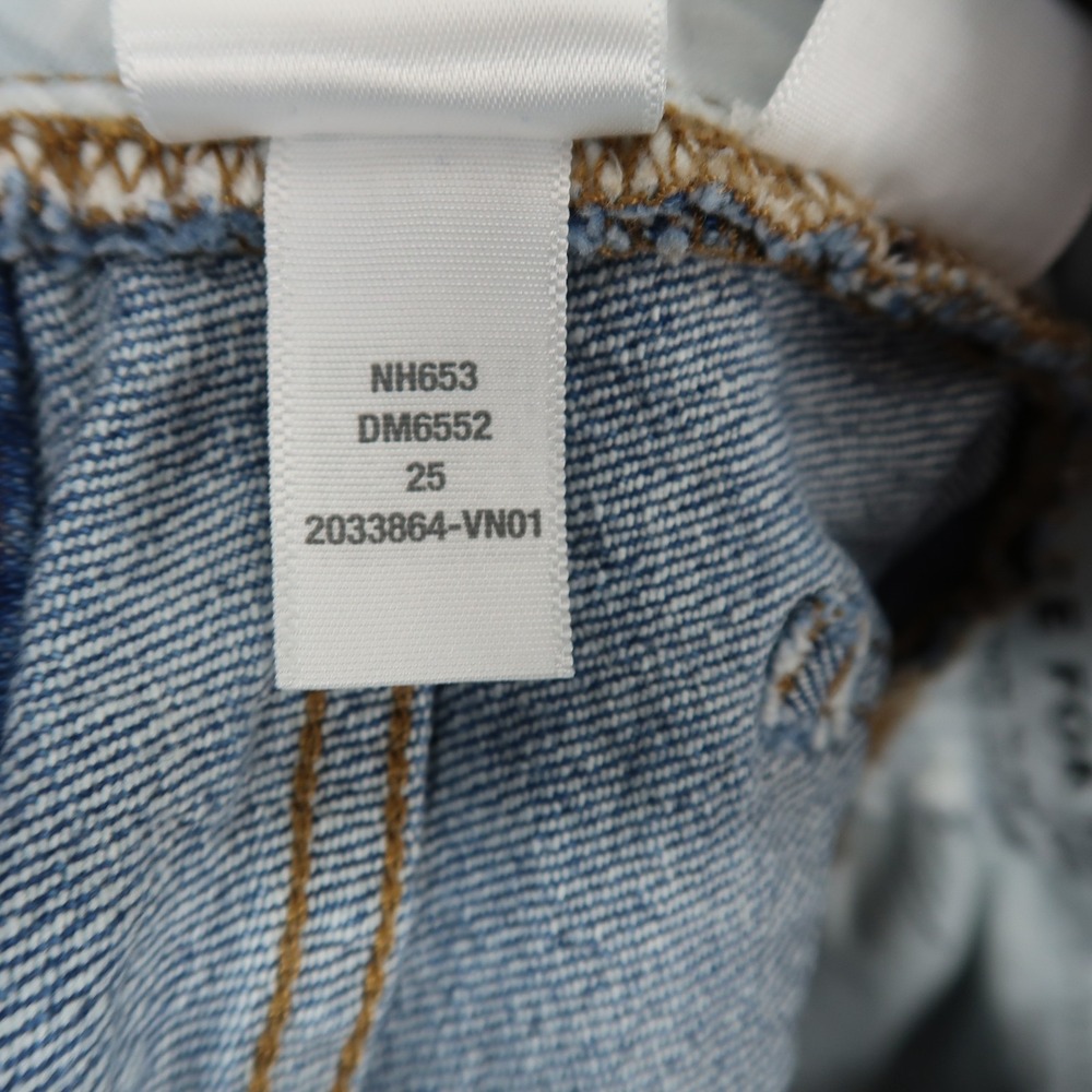Madewell Perfect Vintage Wide-Leg Jeans Womens 25 Blue High Rise Crop Stretch - Picture 10 of 12